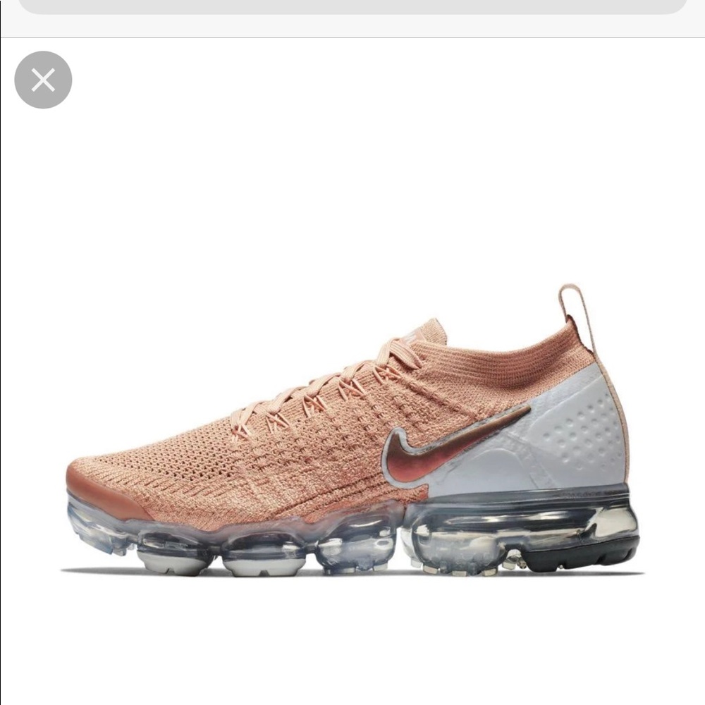 Vapormax Flyknit 2 Rose Gold